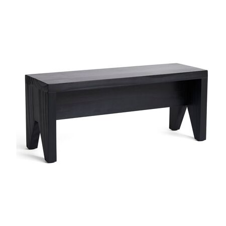 HAY Accessoires Vielseitiger Hocker Manolito von Hay Black, B: 20 cm / L: 60 cm
