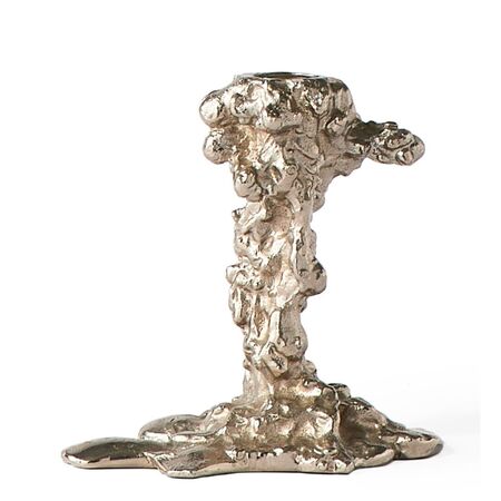 Pols Potten Kleiner Kerzenhalter Drip von Pols Potten Silber