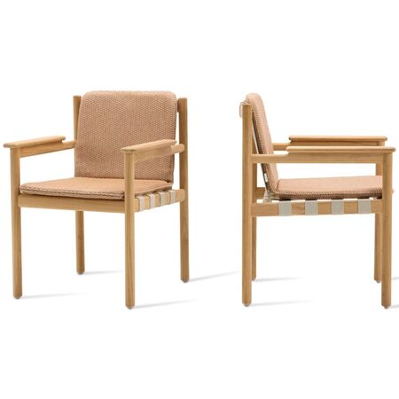 Vincent Sheppard Vincent Sheppard ODA LOUNGE CHAIR - Loungestuhl Flachs, Teakholz, Limettenweiss BoucléVincent Sheppard Vincent Sheppard ODA LOUNGE CHAIR - Loungestuhl Flachs, Teakholz, Limettenweiss Bouclé