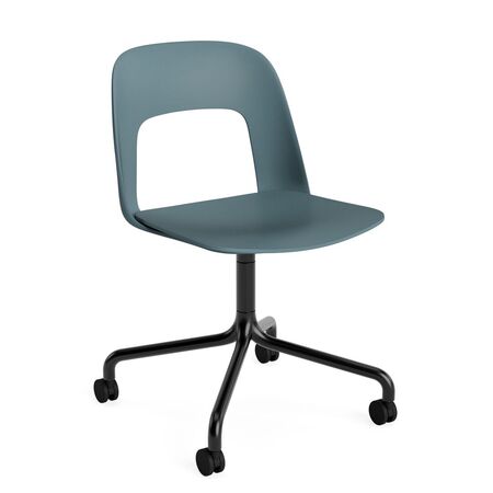 HAY Living Bürostuhl Layout 161 von Hay Ocean, Schwarz pulverbeschichtet Aluminium