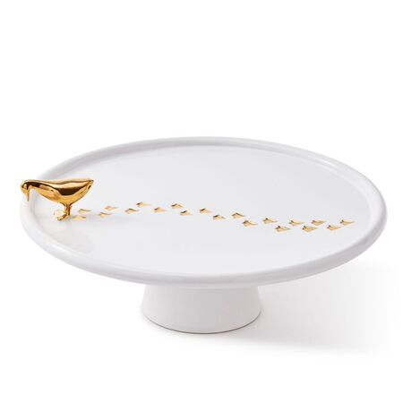 Pols Potten Teller Walking Duck von Pols Potten Gold