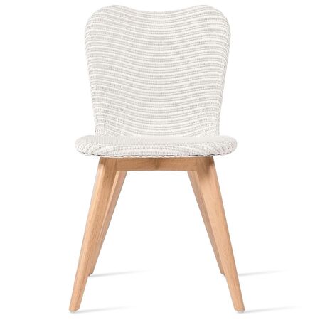 Vincent Sheppard Vincent Sheppard Lily Dining Chair Oak Base Pure White Gebrochenes Weiss