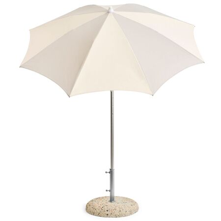 HAY Accessoires Sonnenschirm Terrazza in Oktogon von Hay Off-white / grey