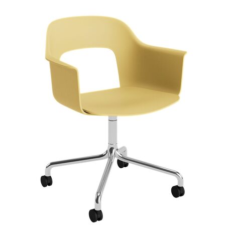 HAY Living Büro-Armlehnstuhl Layout 261 von Hay Biscotti, Aluminium poliert