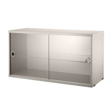 String Furniture Vitrine von String Furniture Beige, B: 78 cm, T: 30 cm