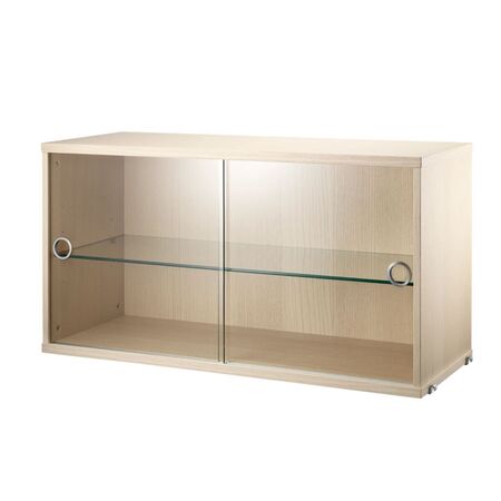 String Furniture Vitrine von String Furniture Esche, B: 78 cm, T: 30 cm