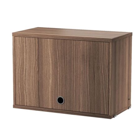 String Furniture Schrank mit Klapptür von String Furniture Nussbaum, B: 58 cm, T: 30 cm