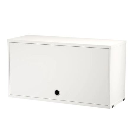 String Furniture Schrank mit Klapptür von String Furniture Weiss, B: 78 cm, T: 30 cm