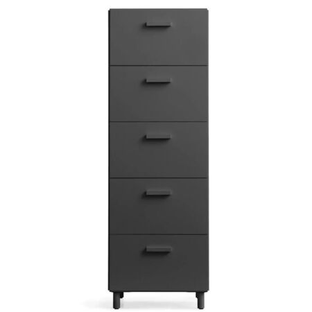 String Furniture Relief Kommode hoch von String Furniture Grau