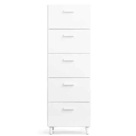 String Furniture Relief Kommode hoch von String Furniture Weiss