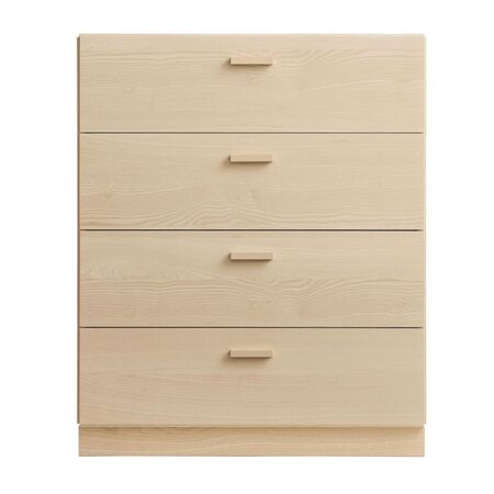 String Furniture Relief Kommode breit von String Furniture Esche