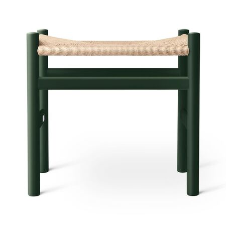 Carl Hansen & Søn CH53 Buche Soft Green, Papierkordel Natur, H: 39 cm