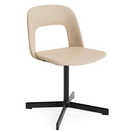 HAY Living Stuhl Layout 134 von Hay Schwarz pulverbeschichtet Aluminium, Hallingdal - 220