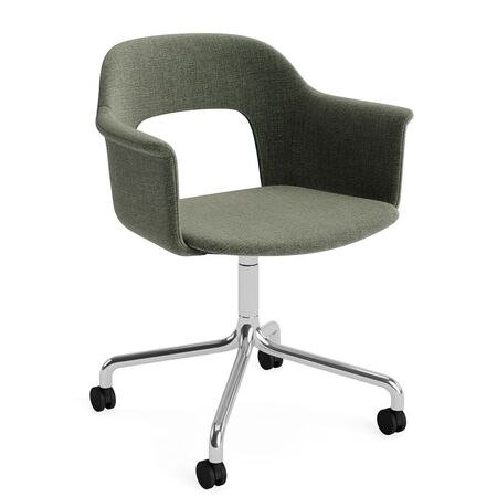 HAY Living Büro-Armlehnstuhl Layout 264 von Hay Aluminium poliert,  Overlap - 11