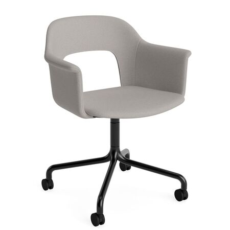 HAY Living Büro-Armlehnstuhl Layout 264 von Hay Schwarz pulverbeschichtet Aluminium,  Autumn - 101 