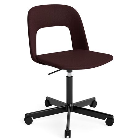 HAY Living Bürostuhl Layout 144 von Hay Schwarz pulverbeschichtet Aluminium, Vidar - 693