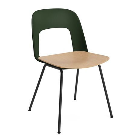 HAY Living Stuhl Layout 112 von Hay Bottle green, Natural 