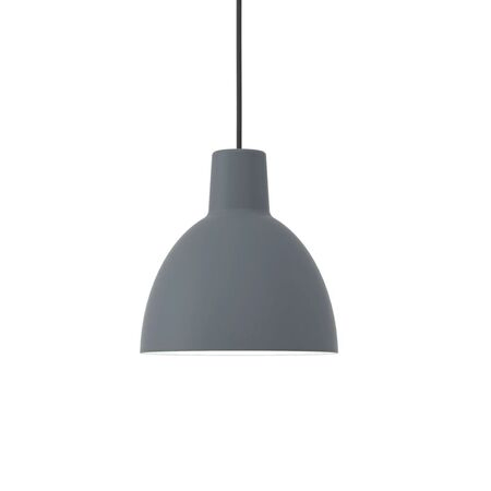 Louis Poulsen Pendelleuchte Toldbod von Louis Poulsen  Blaugrau, Ø: 25 cm 