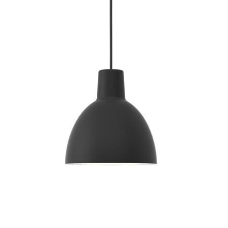 Louis Poulsen Pendelleuchte Toldbod von Louis Poulsen  Schwarz, Ø: 25 cm 