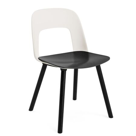 HAY Living Stuhl Layout 122 von Hay Cream White, Black