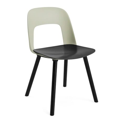 HAY Living Stuhl Layout 122 von Hay Pastel green , Black