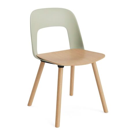 HAY Living Stuhl Layout 122 von Hay Pastel green , Natural 