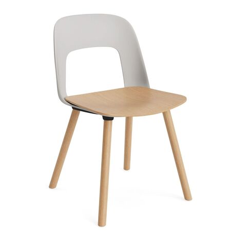 HAY Living Stuhl Layout 122 von Hay Sky Grey, Natural 