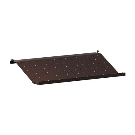 String Furniture Shoe Shelf Metal Dunkelbraun, B: 58 cm, T: 30 cm