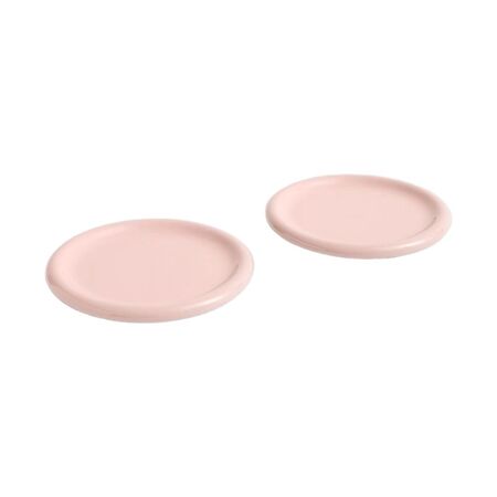 HAY Accessoires Teller Barro im 2er Set von Hay Pink, Ø: 24 cm 