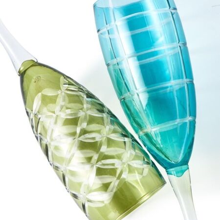 POLSPOTTEN Cuttings Champagnergläser - 6-er Set