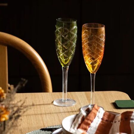 POLSPOTTEN Cuttings Champagnergläser - 6-er Set