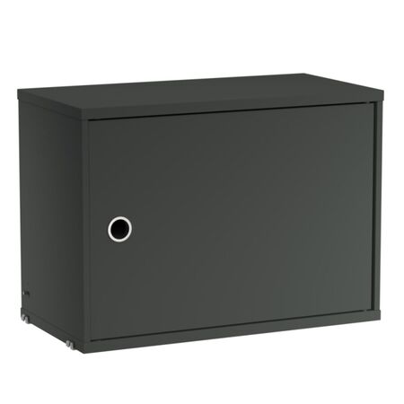 String Furniture Cabinet with swing Door Dunkelgrau, B: 58 cm, T: 30 cm