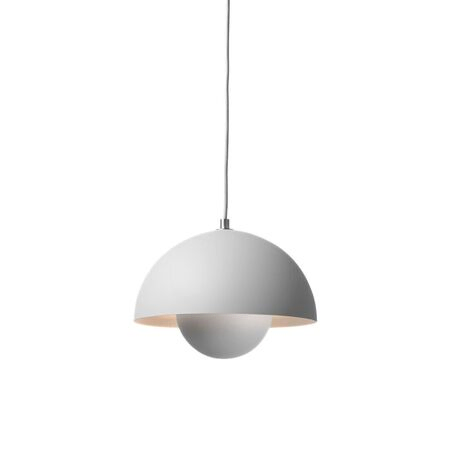 &Tradition Pendelleuchte Flowerpot VP10 von &Tradition Matt Light Grey
