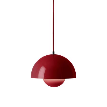 &Tradition Pendelleuchte Flowerpot VP10 von &Tradition Vermilion Red