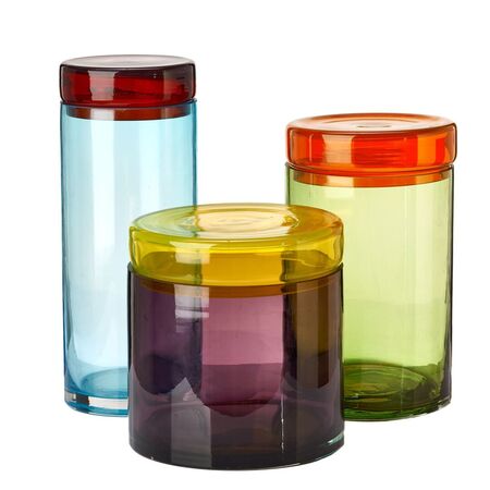 Pols Potten Aufbewahrungsset Caps and Jars von Pols Potten Multi-Colour