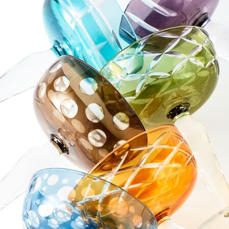 Bunte Gläser Cuttings im 6er Set von Pols Potten