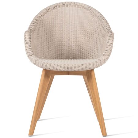 Vincent Sheppard Vincent Sheppard Edgard Dining Chair Alte Spitze, Unbehandeltes Teakholz
