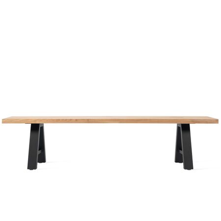 Vincent Sheppard Vincent Sheppard Matteo Bench Black - Sitzbank Schwarz, L: 195 cm 