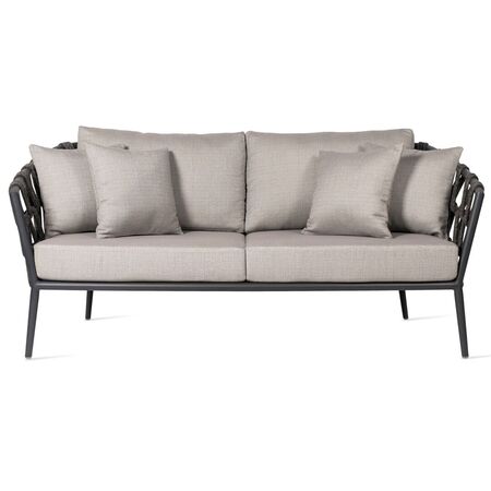Vincent Sheppard Leo Lounge Sofa 2S Lava Quick Ship Set von Vincent Sheppard Savane Zink