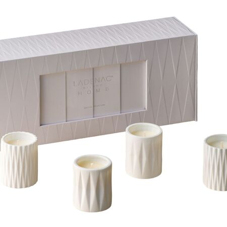 LADENAC Milano Duftkerzen Set Origami von Ladenac White