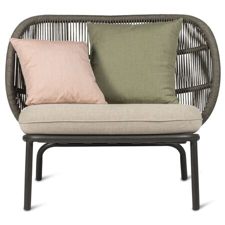 Vincent Sheppard Kodo Lounge Chair Quick Ship Set Fossil Grau von Vincent Sheppard Fossilgrau