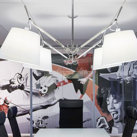 Artemide Body Tolomeo Basculante 2 Bracci von Artemide Aluminium-2