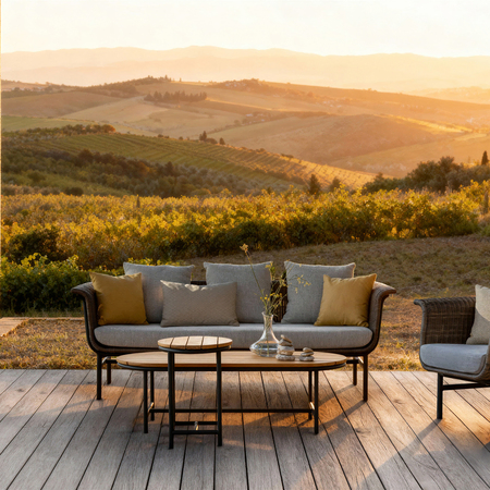 Vincent Sheppard Vincent Sheppard Wicked Coffee Table Oval Terrakotta