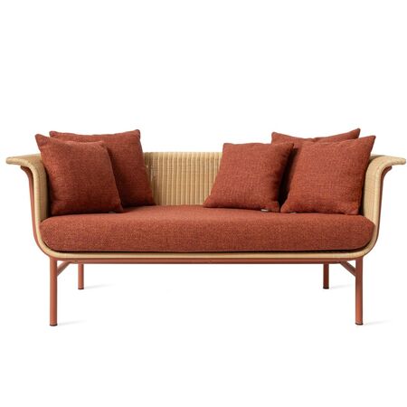 Vincent Sheppard Vincent Sheppard Wicked Lounge Sofa 2S Terrakotta – Natur