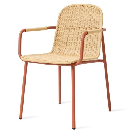 Vincent Sheppard Vincent Sheppard Wicked Dining Chair Terrakotta – Natur