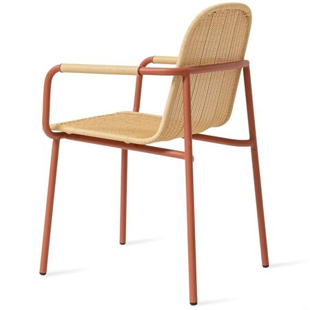 Vincent Sheppard Vincent Sheppard Wicked Dining Chair Terrakotta – Natur
