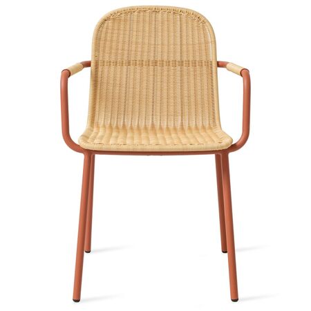 Vincent Sheppard Vincent Sheppard Wicked Dining Chair Terrakotta – Natur