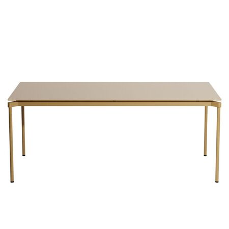 Petite Friture Rechteckiger Tisch Fromme von Petite Friture  Gold