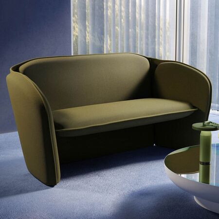 Petite Friture Lily Lily fabric category 1 von Petite Friture - Sofa Olive Green-2