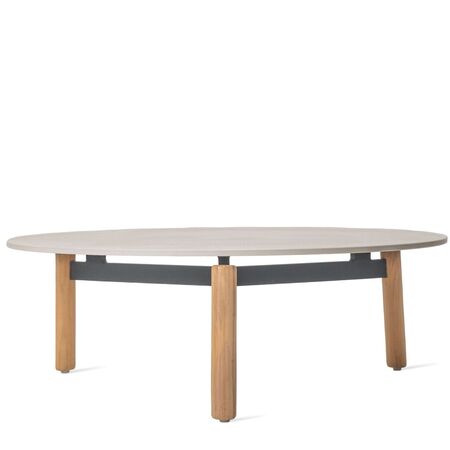 Vincent Sheppard Vincent Sheppard Lento Coffee Table Teakholz, Ø: 90 cm / H: 29 cm